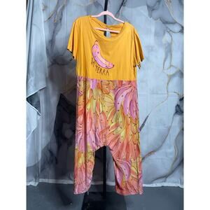 Farm Rio Banana da Terra Jumpsuit Sz. Medium RARE